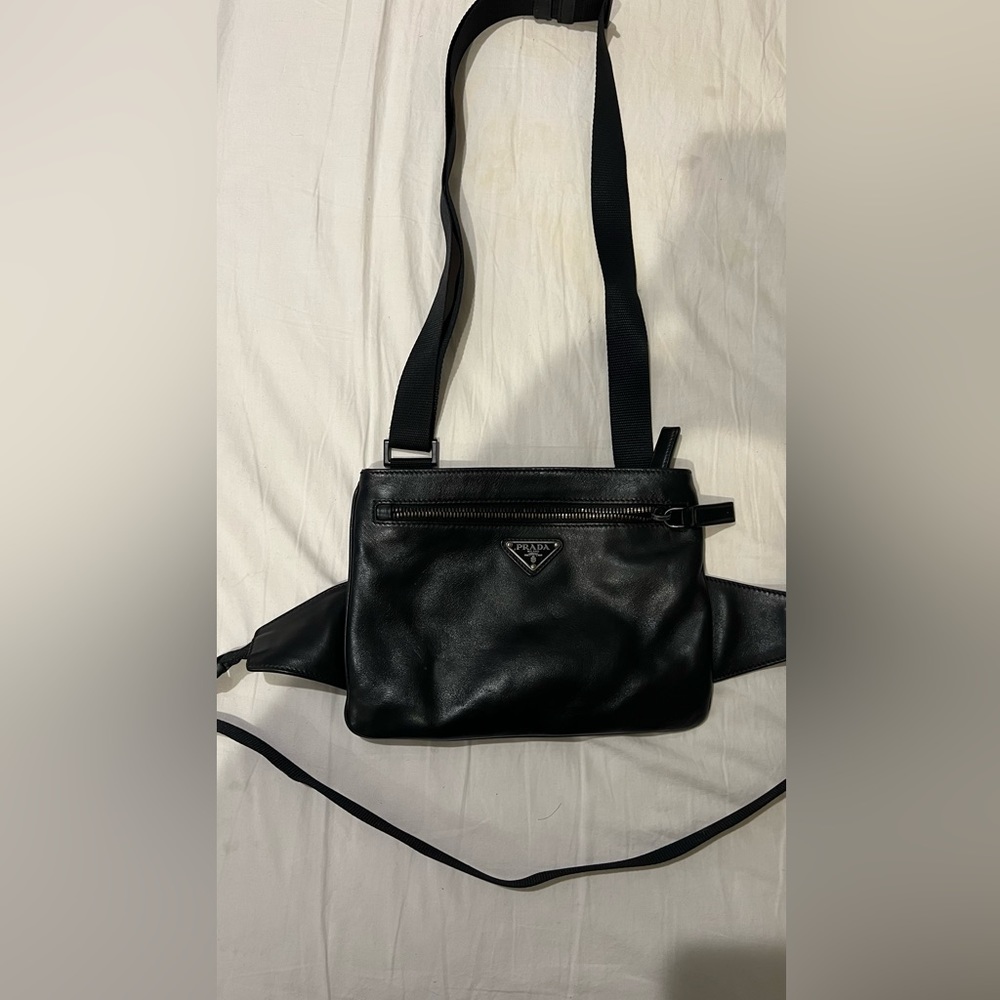 Prada Strap Leather Bag